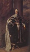 Peter Paul Rubens Charles I in Garter Robes (mk01) oil painting on canvas